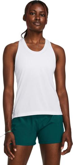 Rückansicht von Under Armour Launch Funktionstank Damen white