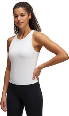Rückansicht von Under Armour Motion High Funktionstank Damen white