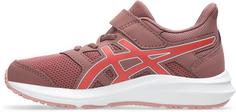 Rückansicht von ASICS JOLT 4 PS Laufschuhe Kinder rubble red-dark pink clay