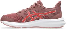 Rückansicht von ASICS JOLT 4 GS Laufschuhe Kinder rubble red-dark pink clay