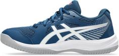 Rückansicht von ASICS UPCOURT 6 GS Hallenschuhe Kinder mako blue-white