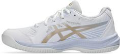 Rückansicht von ASICS UPCOURT 6 GS Hallenschuhe Kinder white-champagne