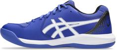 Rückansicht von ASICS GEL-DEDICATE 8 INDOOR Tennisschuhe Herren dark cobalt-white