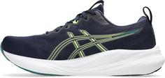 Rückansicht von ASICS GEL-PULSE 16 Laufschuhe Herren midnight-lucid yellow