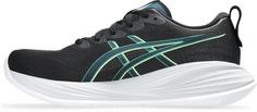 Rückansicht von ASICS GEL-CUMULUS 27 Laufschuhe Herren black-lucid yellow