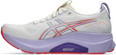 Rückansicht von ASICS GEL-KAYANO 32 TOKYO Laufschuhe Damen cream-edo purple