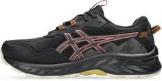 Rückansicht von ASICS GEL-VENTURE 10 WP Trailrunning Schuhe Damen black-brown stone