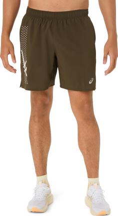 Rückansicht von ASICS Funktionsshorts Herren brown stone