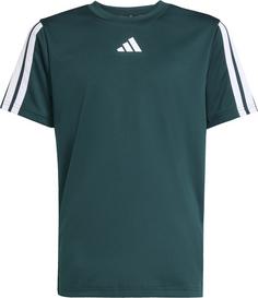 adidas J TR-ES 3S TEE Funktionsshirt Kinder aurora ivy-white