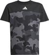 adidas ESSENTIALS CAMO T-Shirt Jungen - black-white