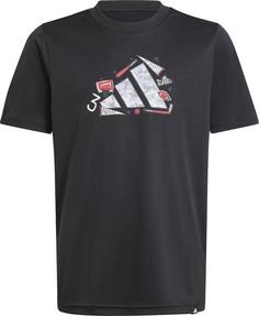 adidas CLIMACOOL CAMO Funktionsshirt Kinder black
