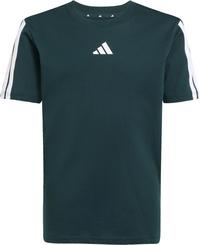 adidas 3 STRIPES T-Shirt Jungen - aurora ivy-white