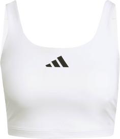 adidas OPTIME Bra Tank Tanktop Damen white