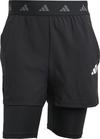 adidas Gym+ 2in1 Shorts Herren - black-black
