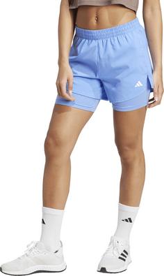 Rückansicht von adidas W MIN 2IN1 Funktionsshorts Damen blufus-white