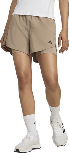 Rückansicht von adidas W MIN 2IN1 Funktionsshorts Damen chabrn-black