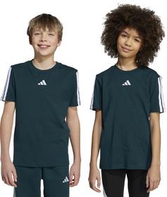 Rückansicht von adidas 3 STRIPES T-Shirt Kinder aurora ivy-white