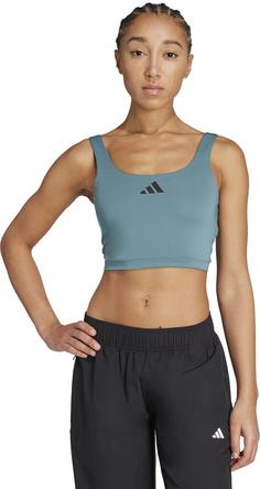 Rückansicht von adidas OPTIME Bra Tank Tanktop Damen pretea