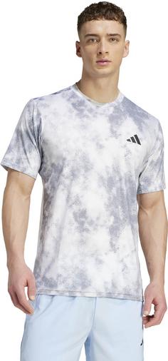 Rückansicht von adidas SEA AOP Funktionsshirt Herren halsil