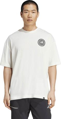 Rückansicht von adidas GFX GLOB Funktionsshirt Herren owhite