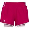 Under Armour UA FLY BY 2-IN-1 SHORTS Laufshorts Damen - shaded fuchsia