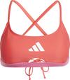 adidas Bikini Set Damen - pulse magenta-semi lucid red