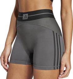 Rückansicht von adidas HYG RIB Tights Damen gresix-black