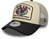 New Era Trucker Animal Patch Cap - navy-stone