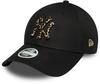 New Era New York Yankees Leopard Cap Damen - black-camo