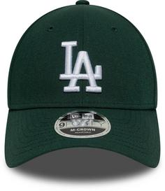 Rückansicht von New Era 9forty Los Angeles Dodgers Cap dark green