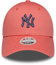 Rückansicht von New Era 9forty New York Yankees Cap Damen pink