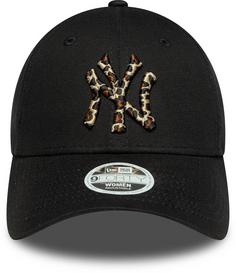 Rückansicht von New Era New York Yankees Leopard Cap Damen black-camo