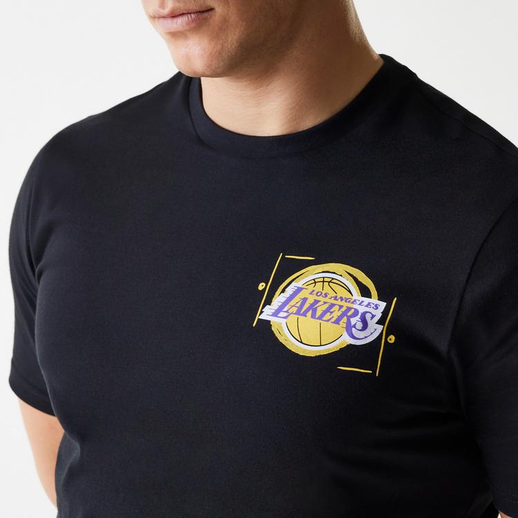 New Era New Era LA Lakers T-Shirt Herren - black - 4 | SportScheck
