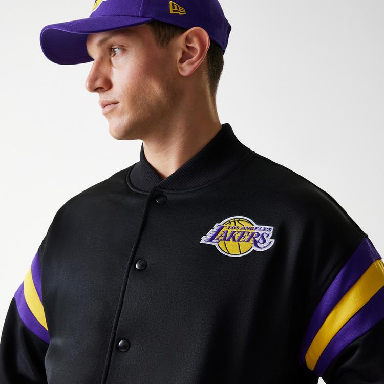 New Era New Era LA Lakers Bomberjacke Herren - black - 3 | SportScheck