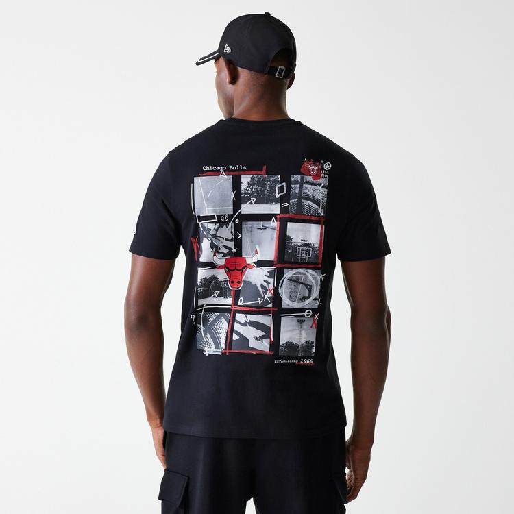 New Era New Era Chicago Bulls T-Shirt Herren - black - 1 | SportScheck