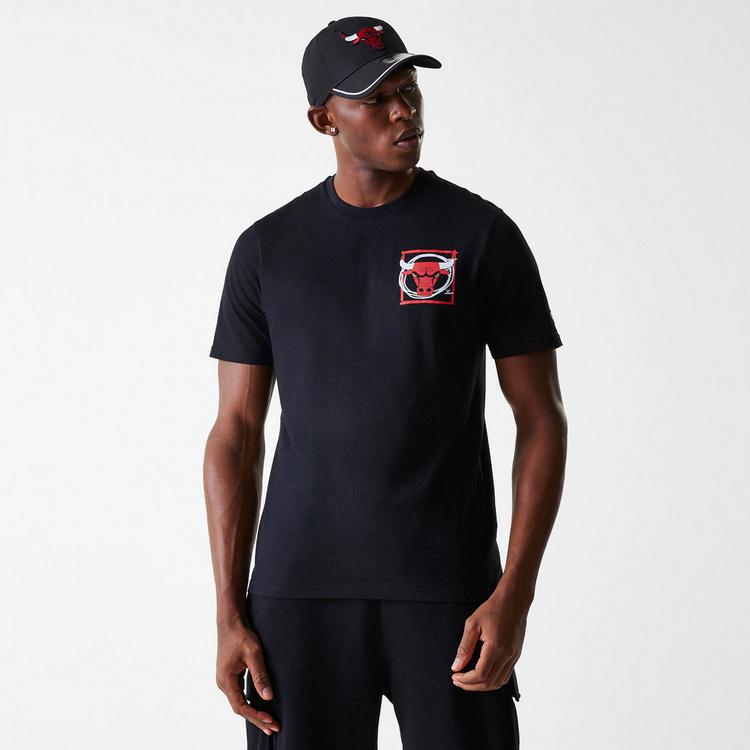 New Era New Era Chicago Bulls T-Shirt Herren - black - 0 | SportScheck