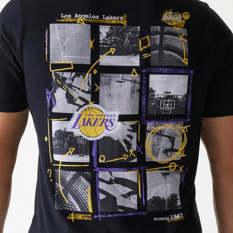 New Era New Era LA Lakers T-Shirt Herren - black - 3 | SportScheck