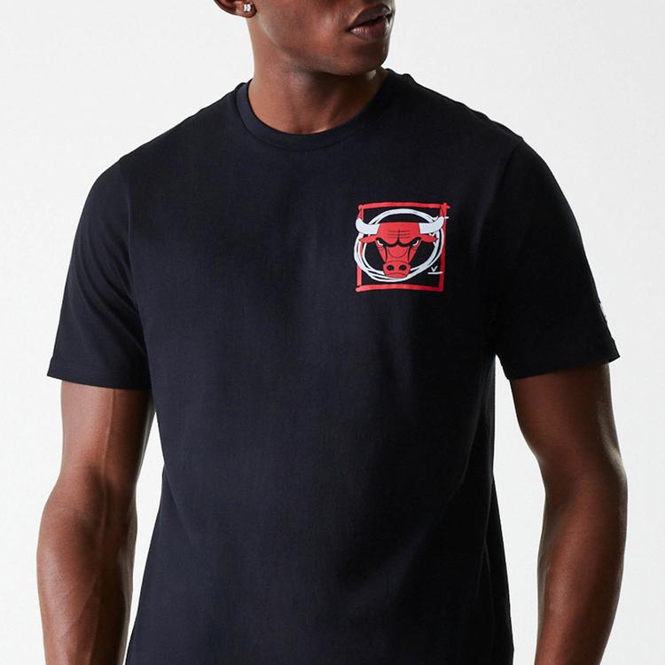 New Era New Era Chicago Bulls T-Shirt Herren - black - 4 | SportScheck