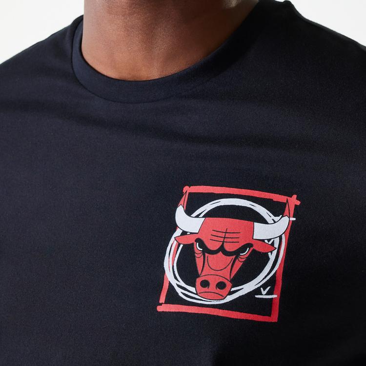 New Era New Era Chicago Bulls T-Shirt Herren - black - 5 | SportScheck