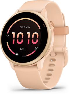 Garmin Vivoactive 6 Sportuhr dawn-pink dawn metallic aluminium                         