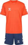 hummel MLLOGO Trainingsanzug Kinder - nasturtium-dark denim