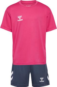 hummel hmlLOGO SET KIDS Trainingsanzug Kinder raspberry sorbet-ombre blue