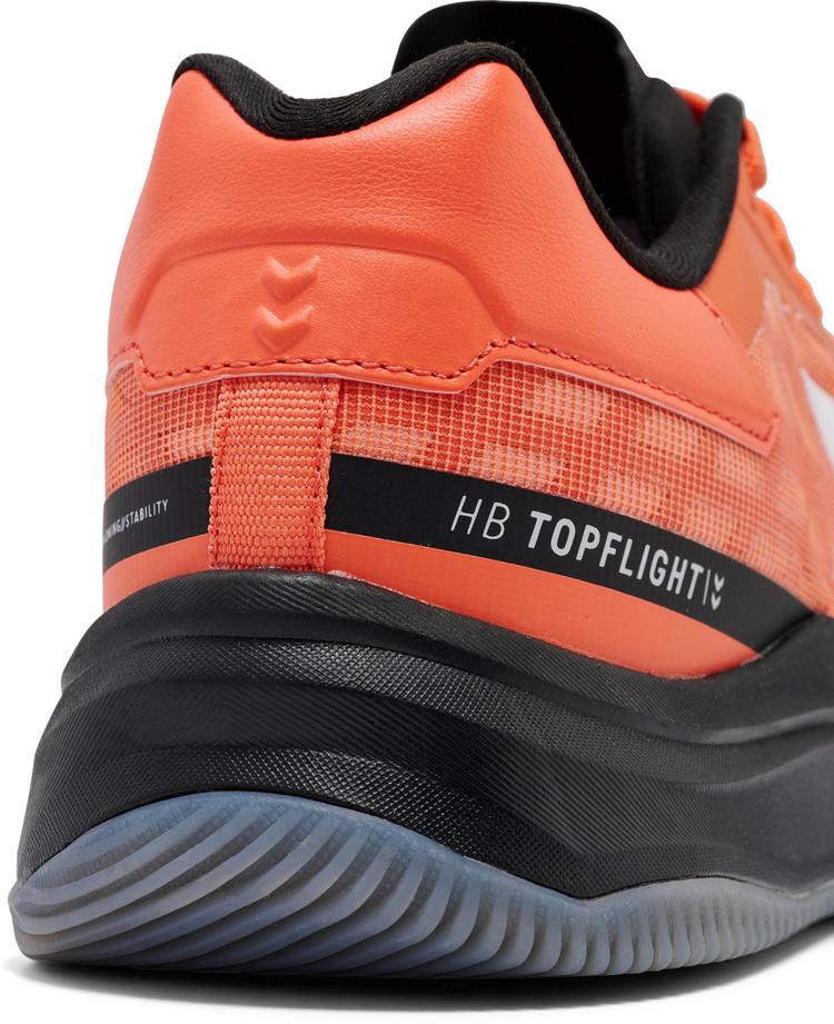 hummel hummel HB TOPFLIGHT PRO Hallenschuhe Herren - black-orange - 5 | SportScheck