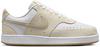 Nike Court Vision Sneaker Damen - pale ivory-light orewood brown-white