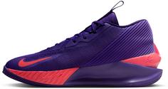 Rückansicht von Nike G.T. JUMP ACADEMY Basketballschuhe Herren wild grape-black-bright crimson-ink