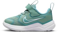 Rückansicht von Nike COSMIC RUNNER TD Laufschuhe Kinder cannon-sail-denim turq-white