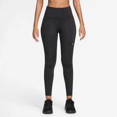 Rückansicht von Nike TEMPO 7/8-Lauftights Damen black-reflective silv