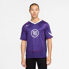 Rückansicht von Nike Total 90 Funktionsshirt Herren court purple-white-gym red-white
