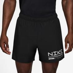 Rückansicht von Nike WNTRZD CHALLANGER Laufshorts Herren black-anthracite-reflective silv