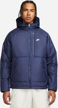 Rückansicht von Nike Therma-FIT Repel Kapuzenjacke Herren midnight navy-midnight navy-white
